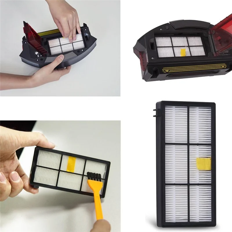 Accesorios para filtros Hepa para Roomba 960 980 870 880 960 877 871 880 890 891 805 cepillo de limpieza de material de calidad