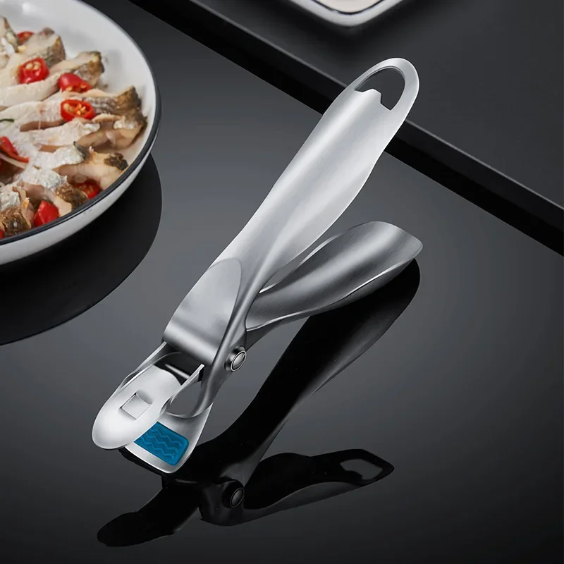 Bird Shaped Dish Clamp Pot Pan Gripper Clip Hot Dish Plate Bowl Clip Retriever Tongs 304 Stainless Steel Handle Kitchen Tools
