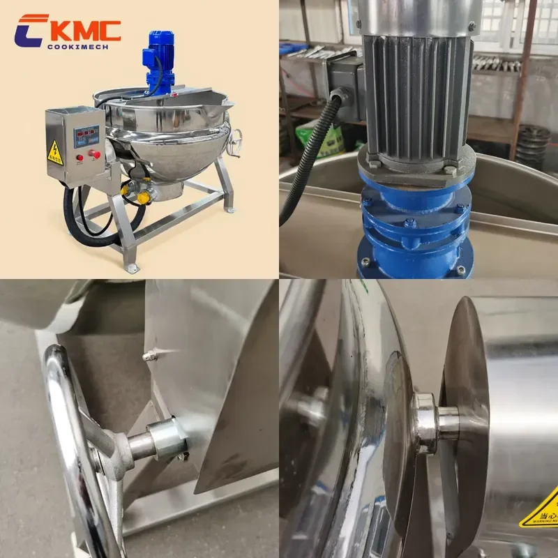 2026 Factory Automatic Semi-automatic Planetary Cooking Mixer Stirring Pot Fried Rice Frying Machine\Jam Cooking Pot
