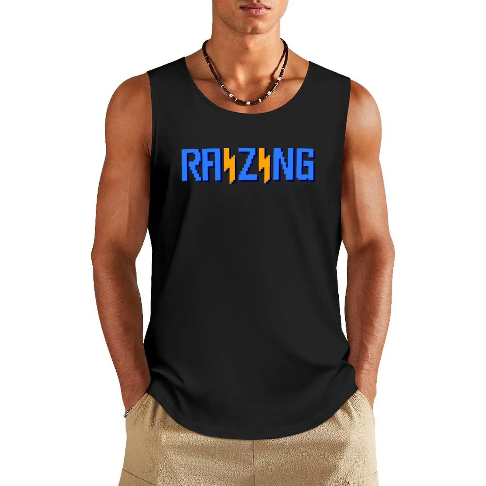 Raizing Tank Top Men's sleeveless gym shirts sleeveless t-shirts for men gym training accessories T-shirts men