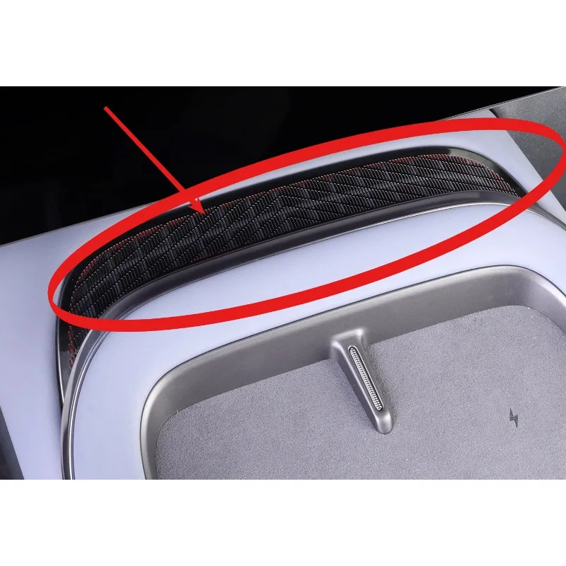 

Защитная крышка вентиляционного отверстия центрального кондиционера, внутреннее украшение, пылезащитные чехлы, стальной черный, серебристый цвет для Xiaopeng G7