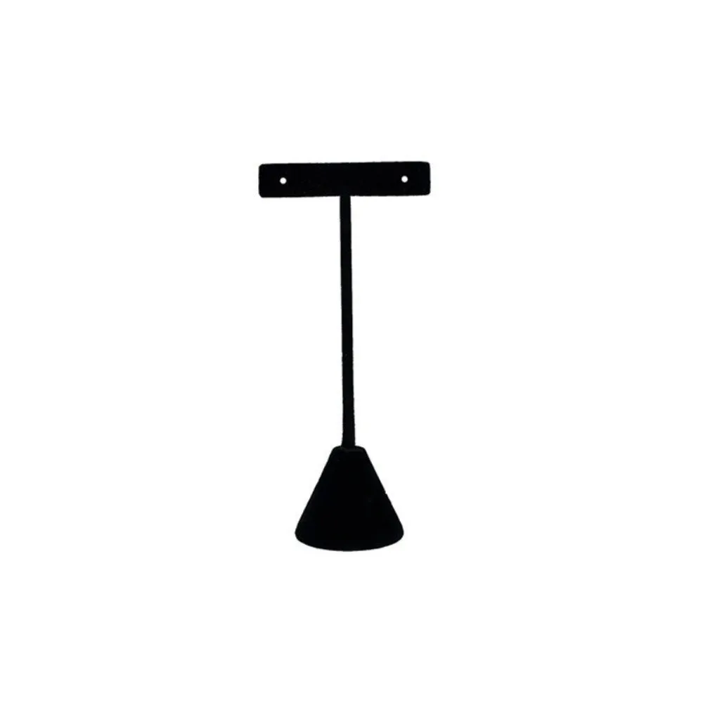 

T-Shape Velvet Earrings Display Rack Ins Storage Earrings Holder Exquisite Ornaments Earrings Display Stand Decoration