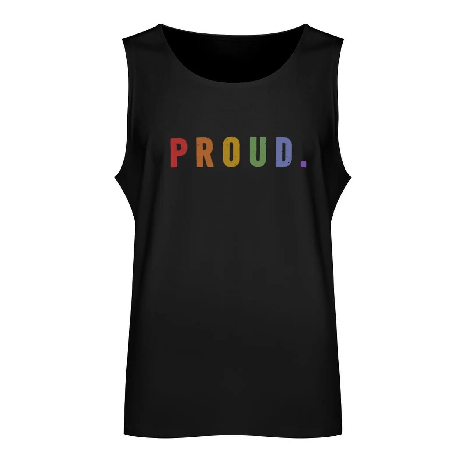 Tank Top anime LGBT pria berotot LGBT