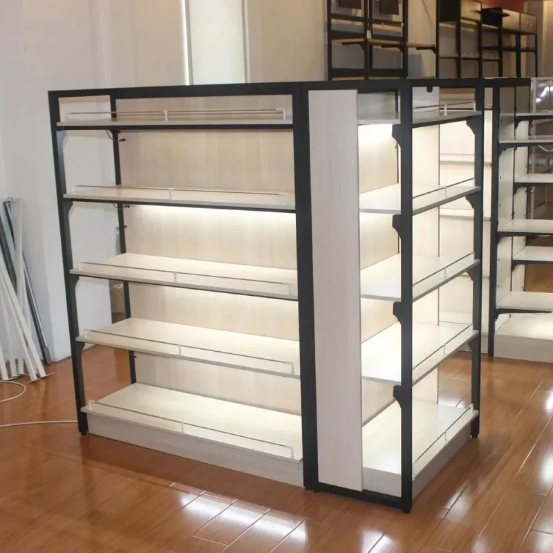 custom.New Fashion Shelves Supermarket Beautiful Metal Display Shelf Supermarket