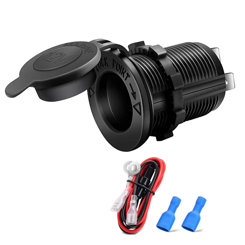 A01V-سيارة وقارب تعديل مقبس الطاقة إمدادات الطاقة أنثى المقبس قطع غيار السيارات