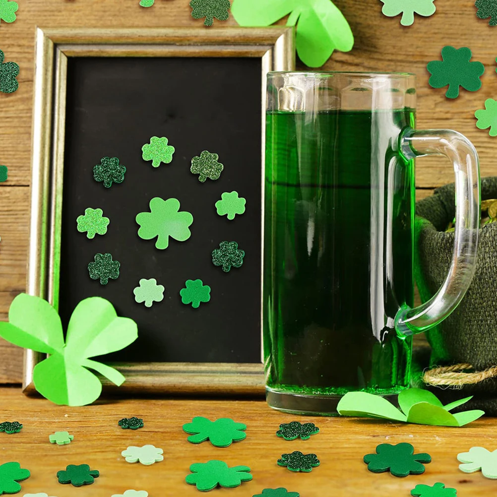 

3 Bags St Patricks Day Shamrock Stickers Eva Easy Peel Adhesive Party Decor Festival Decoration St Patrick's Day Stickers