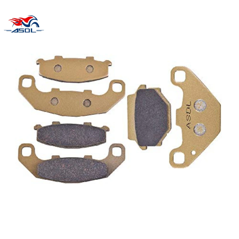 Motorcycle Front and Rear Brake Pads Disc Tablets For KAWASAKI ZXR250R ZXR250 ZXR250C ZX250D ZX250 ZX250C ZX ZXR 250 1991-1995