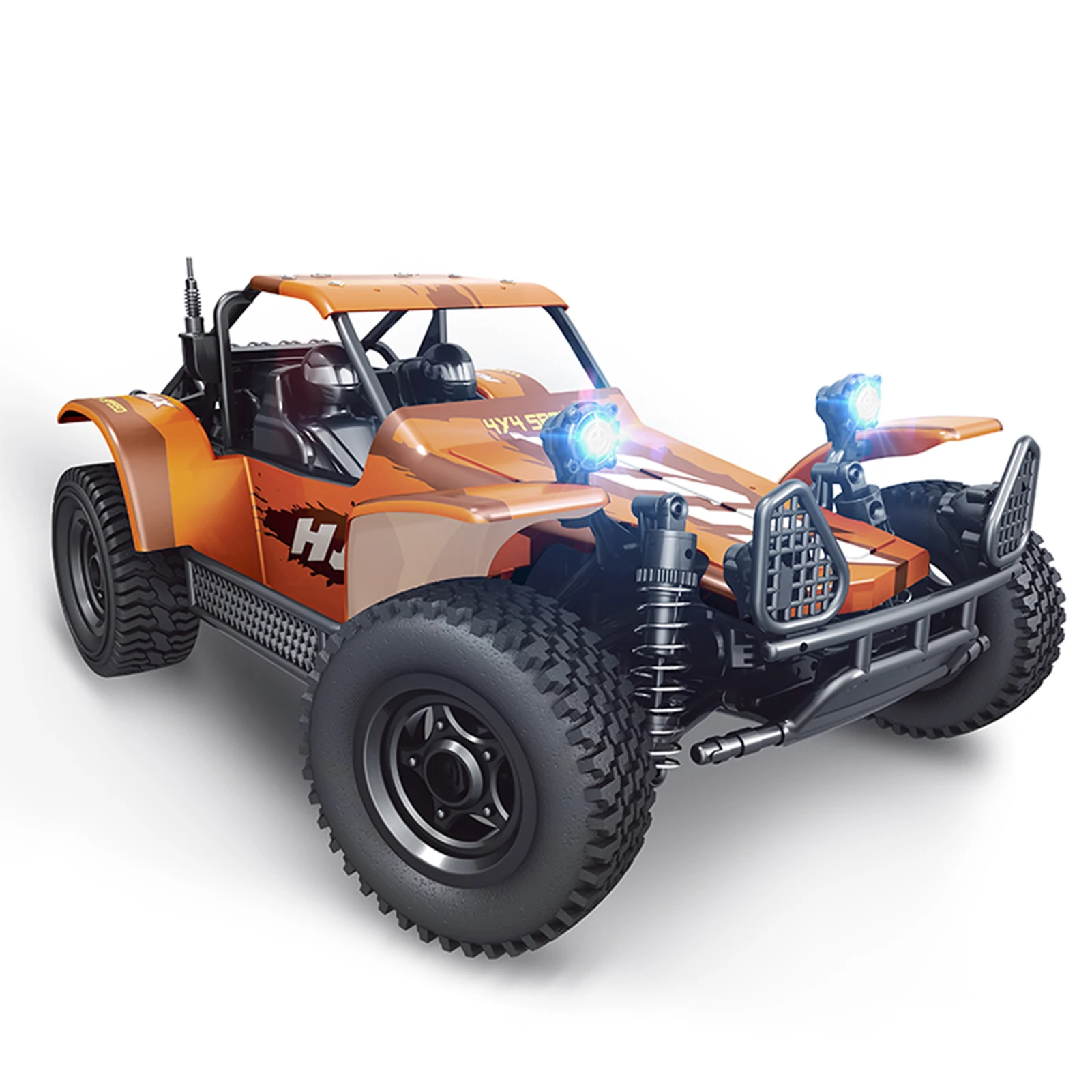 Remote Control Car, 1:12 2.4G High-Speed Remote Control Truck 35km/h 4WD Off-Road Vehicle Toy with LED Lights for Kids Adults