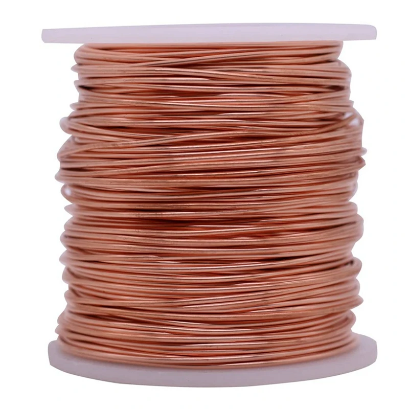 Copper Wire Soft Copper Wire Bare Copper Wire 16 Gauge, 126 Feet, Bright, 1 Pound Spool