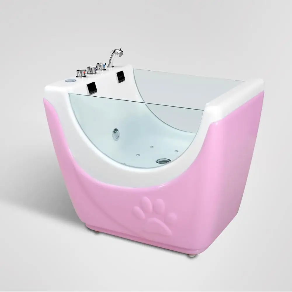 

Transparent Glass Pet Dog Bathtubs/tub for Pet Shower/dog Grooming Tub