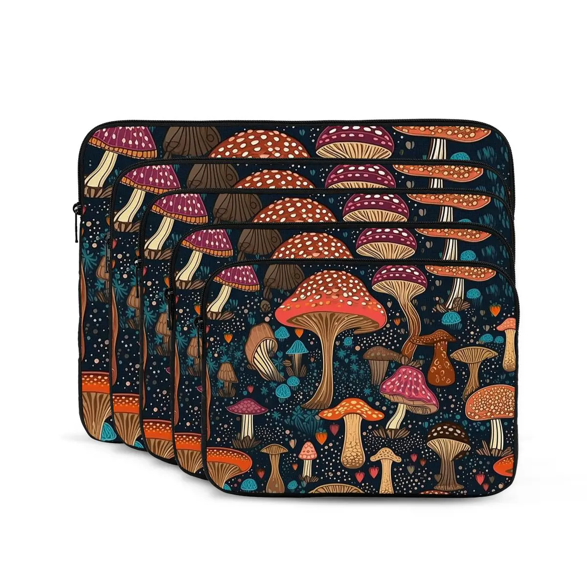 Psychedelic Magic Mushrooms Print Lava Notebook Laptop Bag Case Pouch For Macbook Air Pro Tablet Shockproof Case Bag