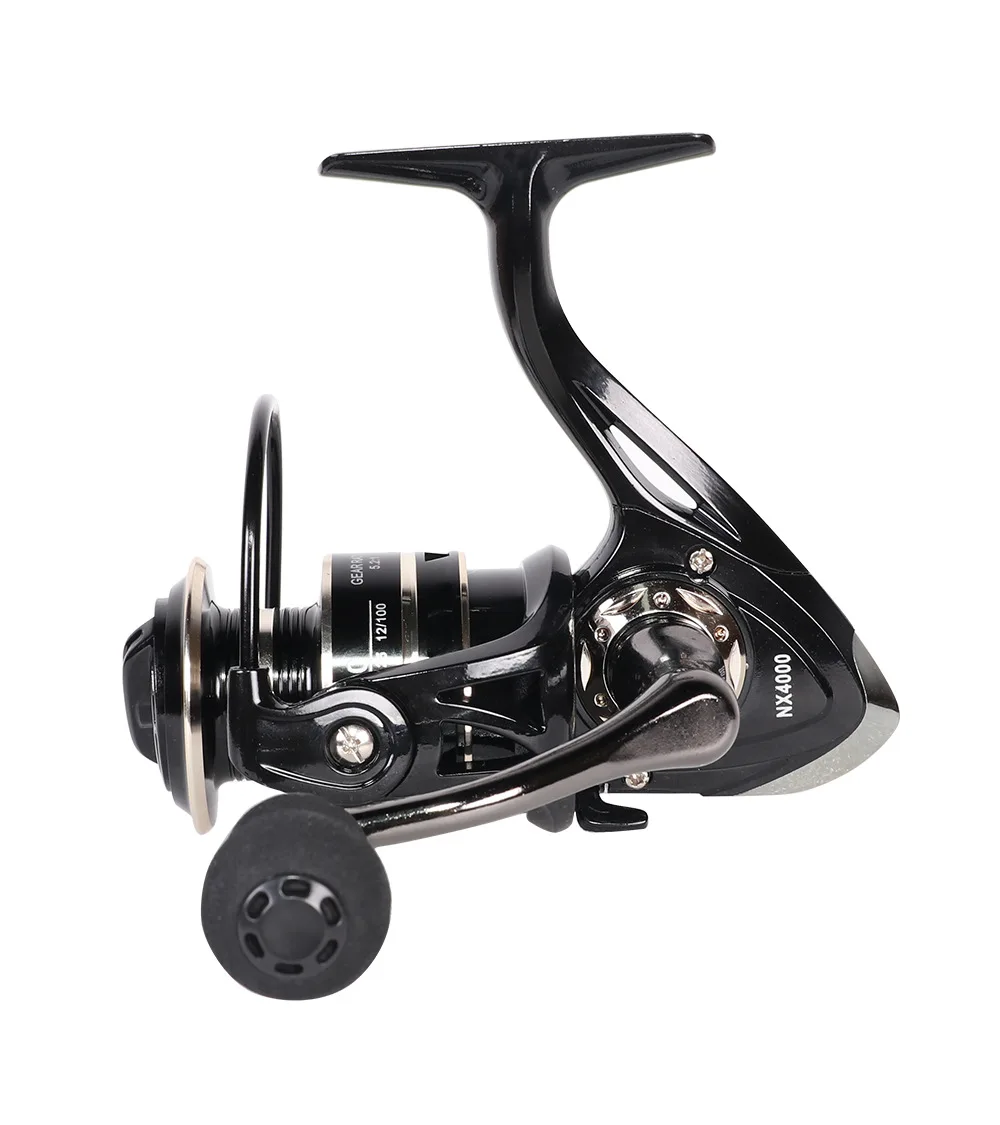 2000-7000 Black Metal Spinning Reel 2023 Freshwater/Sea Water Fishing Reels 10kg-18kg Drag Power Bass Pike Wheel