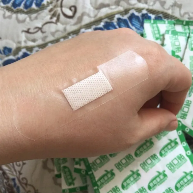 Impermeável respirável feridas hemostáticas tiras bandagem adesiva, simples Band-Aids transparentes, kit de primeiros socorros de emergência, 160