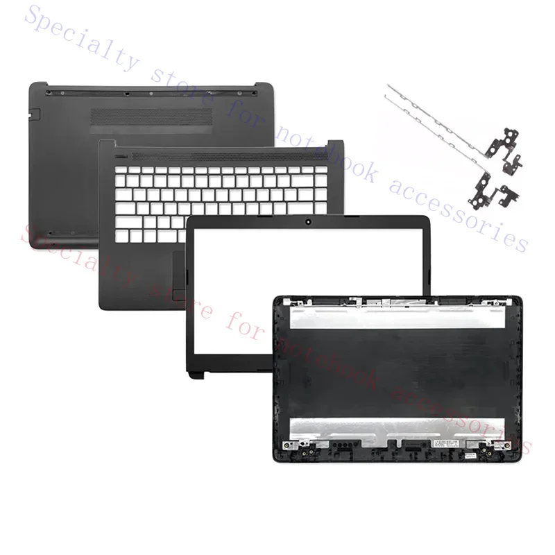 Laptop Cover For 14-CK 14-CM 14-DG 14Q-CS 240 G7 LCD Screen Top Case/Back Cover/Front Bezel/Keyboard Palmrest/Bottom Case Black
