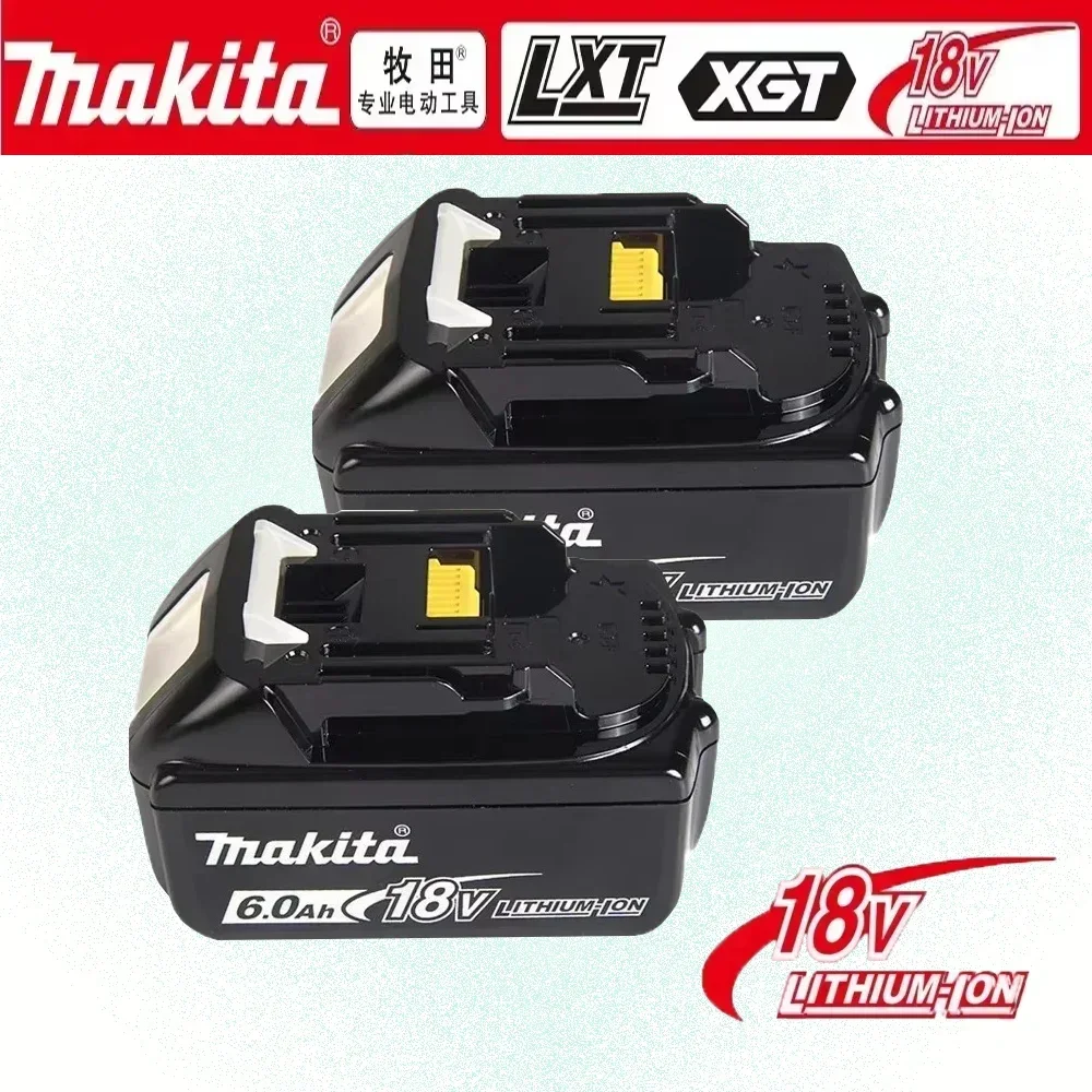 

100% Compatible Makita 18V 6000mAh Rechargeable Power Tools Battery Lithium ion BL1830B BL1850B BL1860B BL1815 BL1840