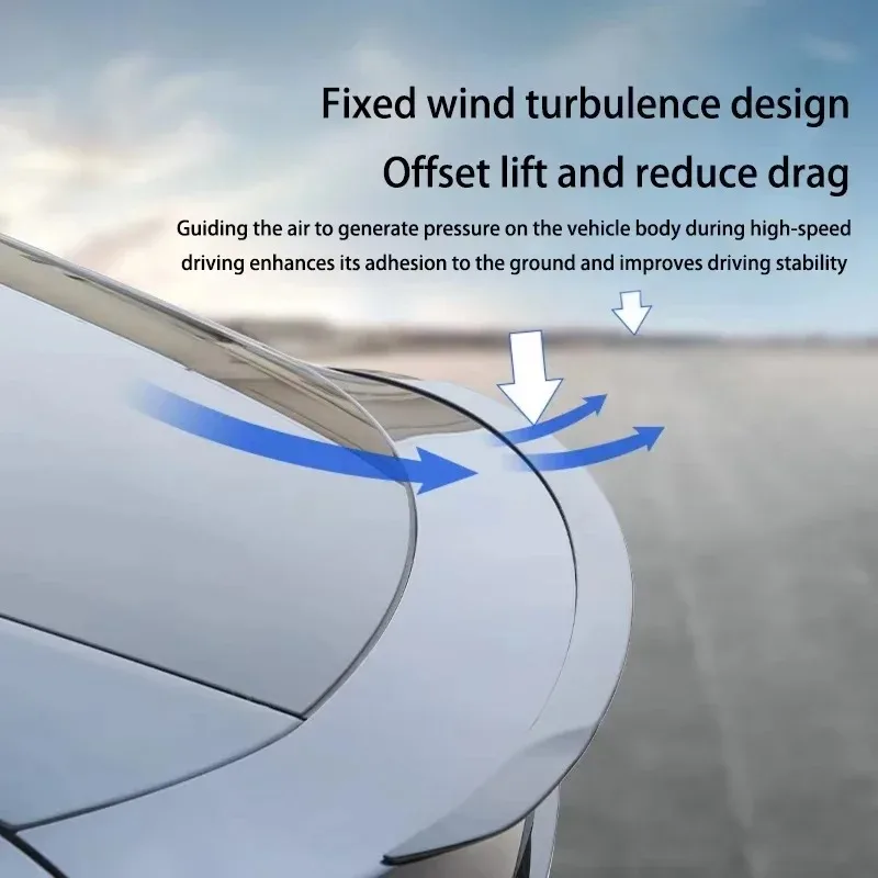 For Tesla Model 3 Highland Y Juniper2017-2026 ABS Rear Spoiler Car Wing Lip Rear Trunk Spoiler Exterior Modification Accessories