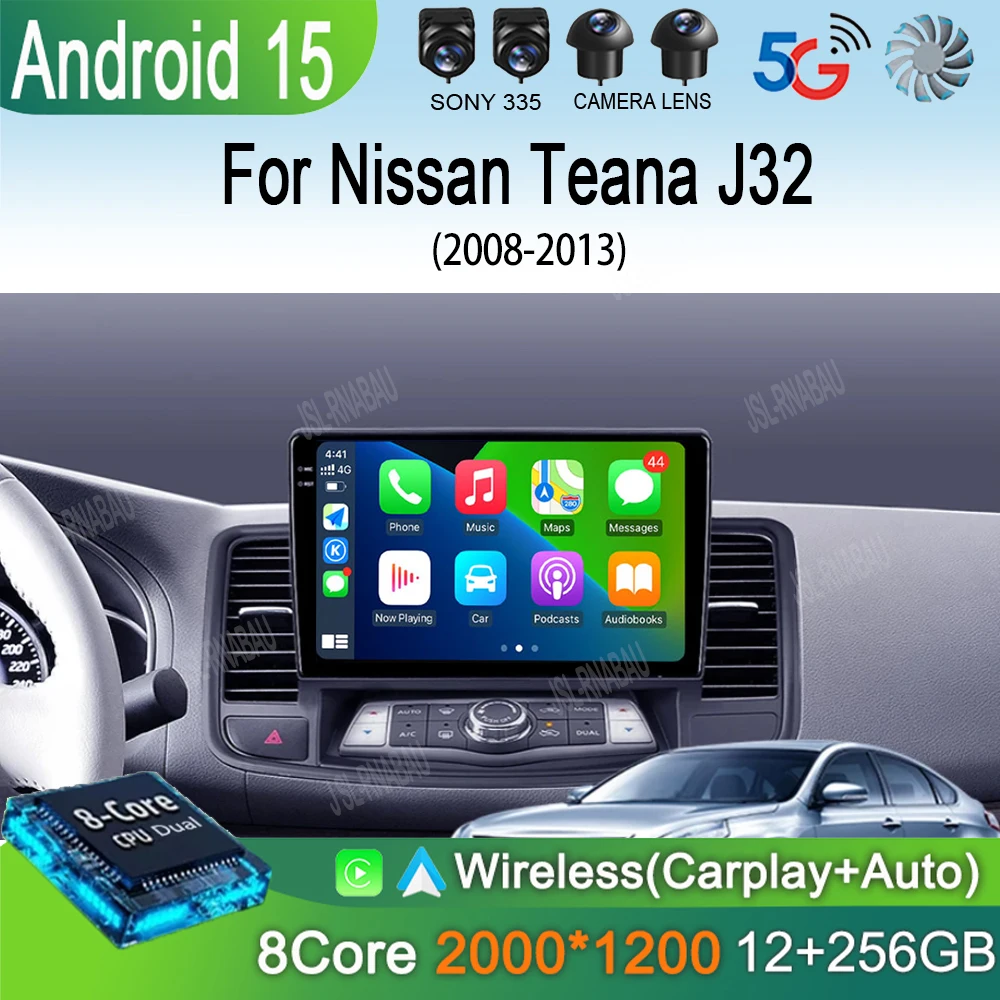 

Android 15 Car Radio For Nissan Teana J32 2008 - 2013 Multimedia Video Player Navigation stereo GPS