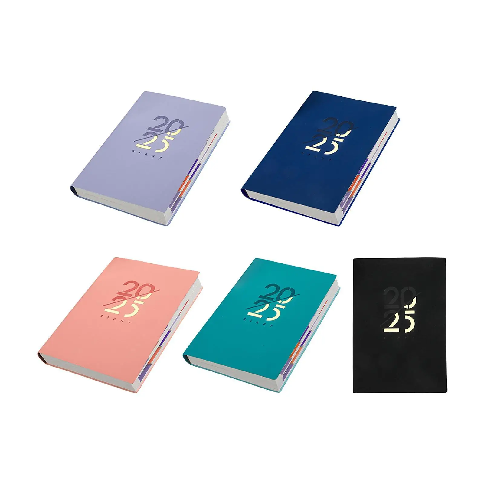 

2025 Planner Notebook A5 Size 216 Sheets/432 Pages Paper to Do List Notebook Appointment Planner Weekly Planner for School Home