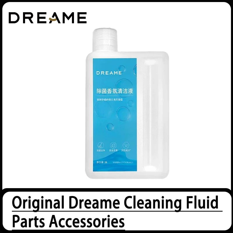 Original Dreame Floor Cleaning Liqu1L for X50 Ultra/X40 Ultra/X30 Ultra/L10s Pro Ultra/H11 Complete Cleaning Fluid Accessories.