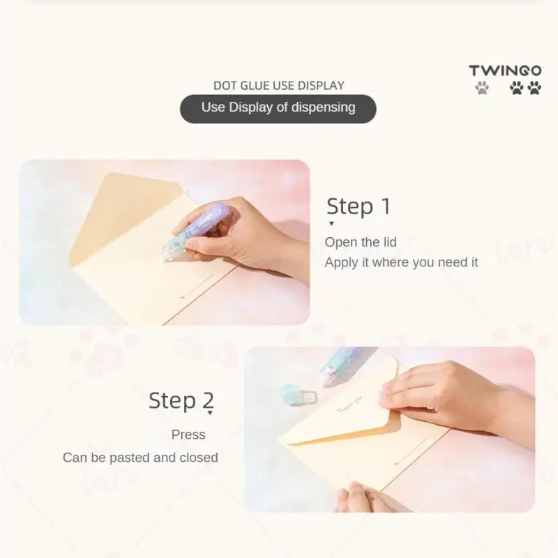 تصحيح ذو نهاية مزدوجة سهل الاستخدام، تصميم لطيف على شكل قطة، تصحيح مخلب القطط، ملصق تخطيط على شكل قلب، متعة