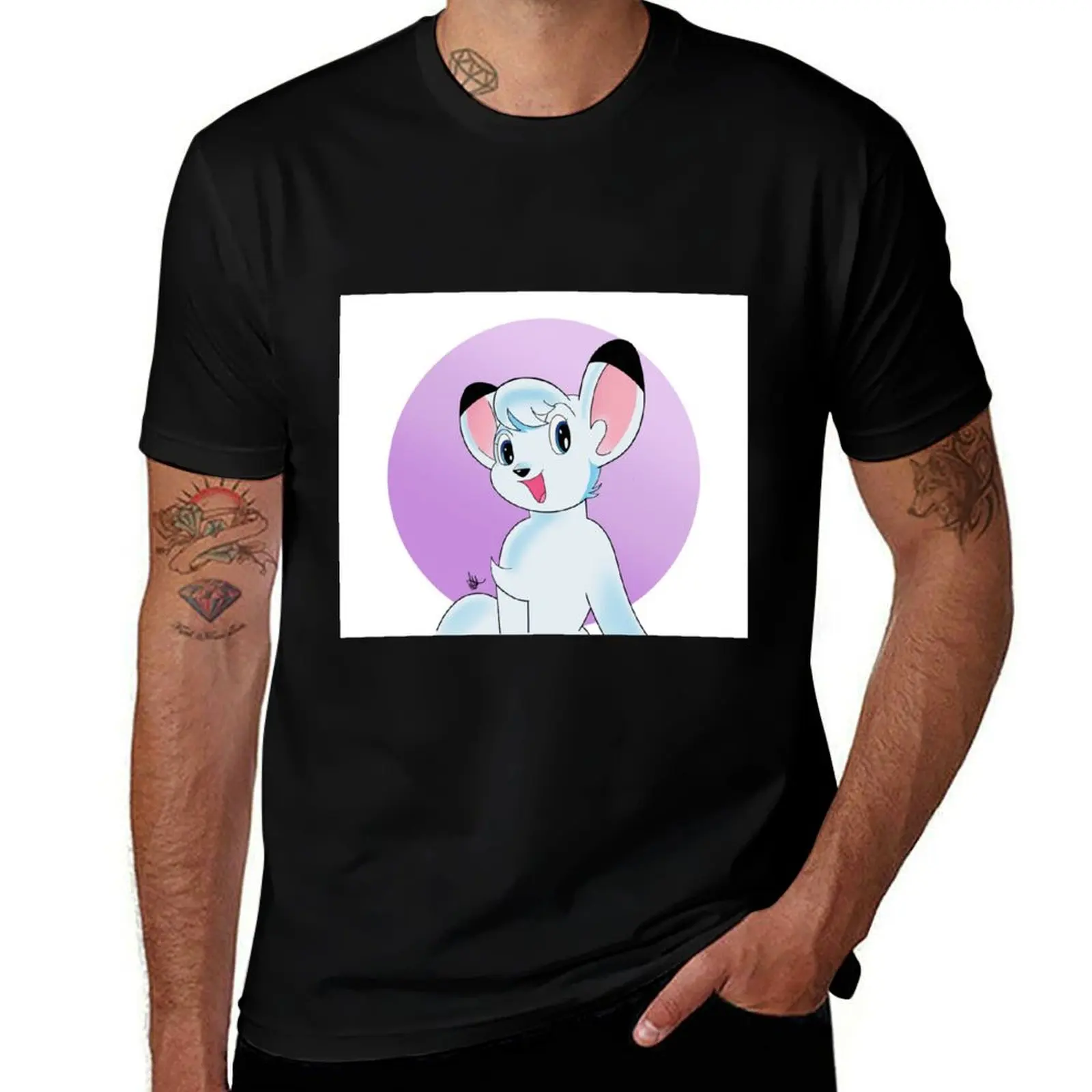 

Kimba the White Lion Artwork T-Shirt funny t shirts cotton t shirt for man T-Shirt