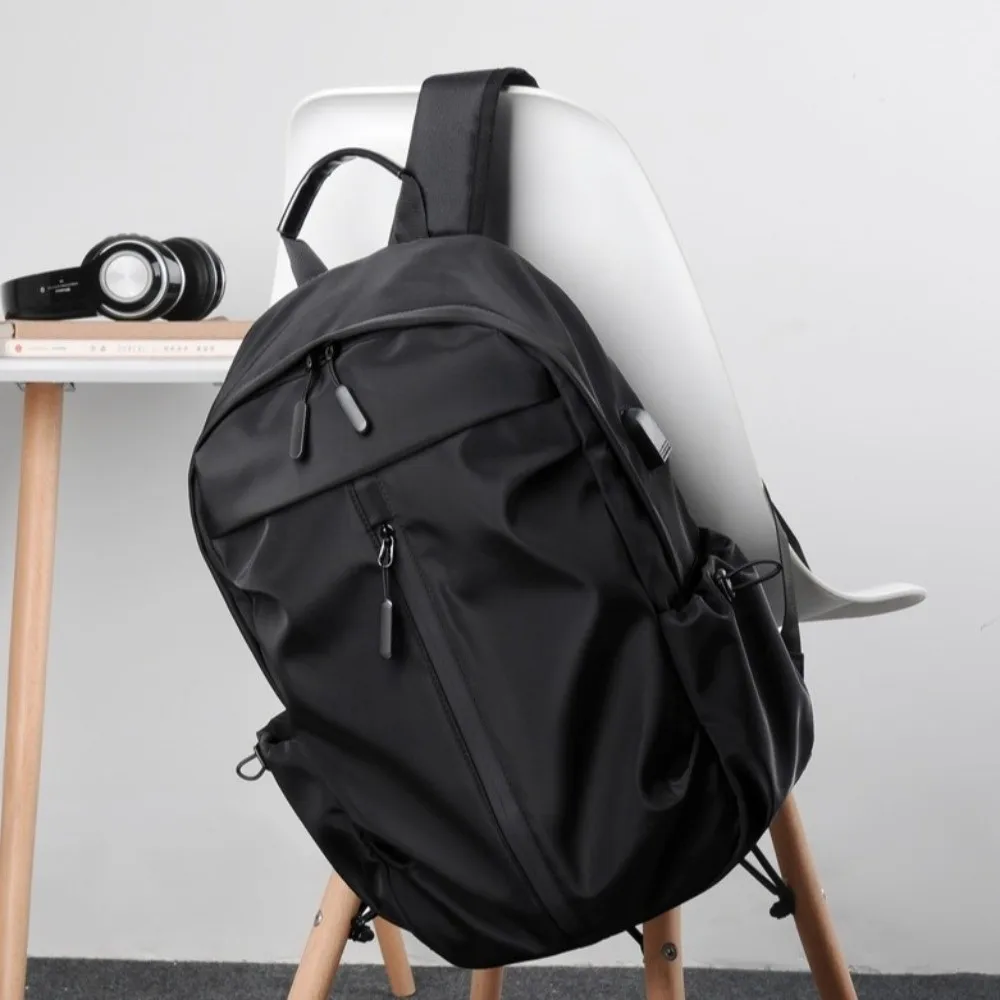 

Oxford Cloth Men's Backpack Large Capacity Waterproof Laptop Backpack Multi-pockets with USB Port Students School Bag Sports