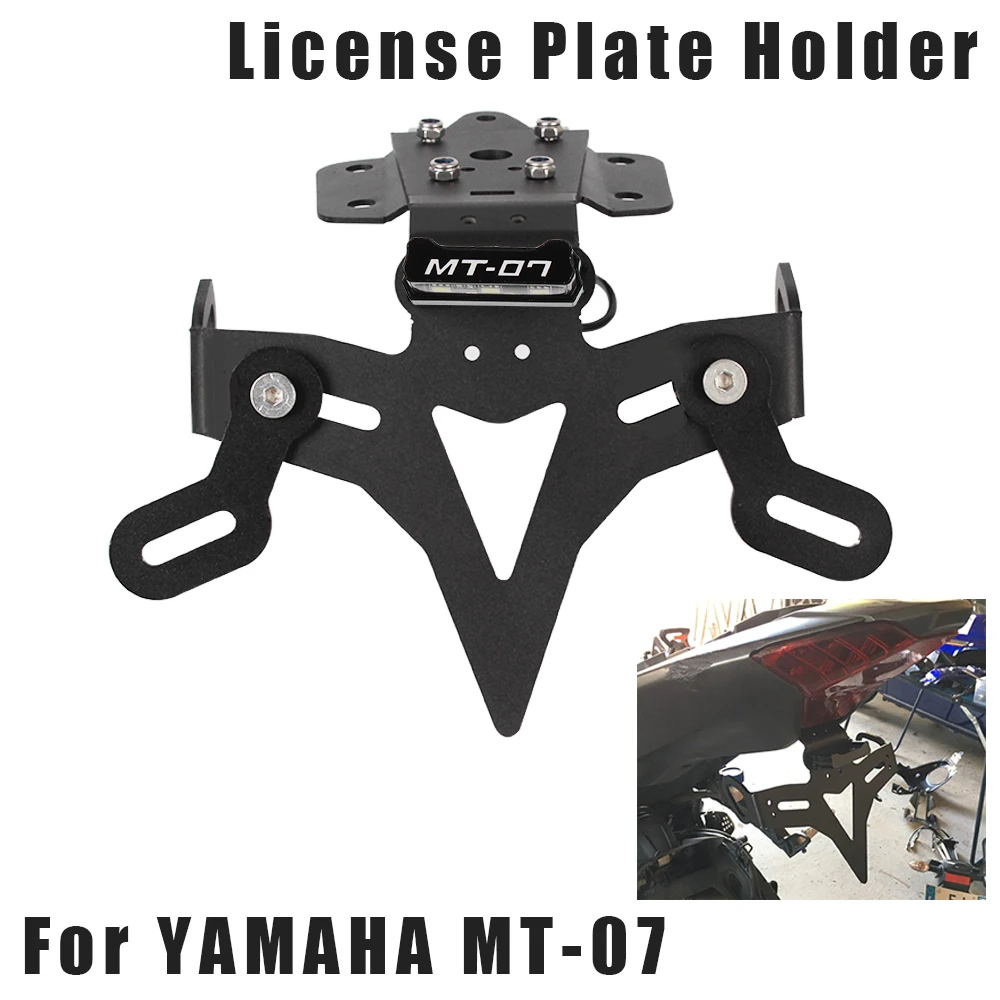 Frame Motorcycle License Plate Holder For MT-07 MT 07 MT07 2013-2021 2014 2018 Fender Eliminator Bracket Registration