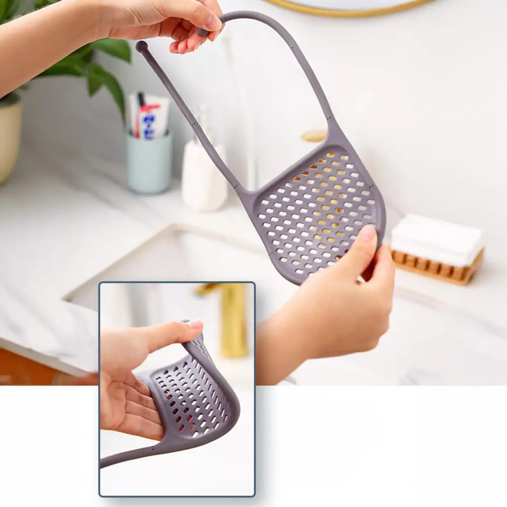 Kitchen Sink Organizer Bendable Sponge Holder for Kitchen Sink Adjustable Hanging Draining Rack Durable for Home for Kitchen