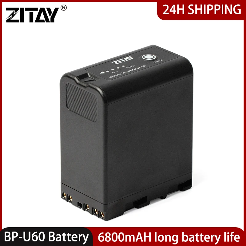 Batería de cámara ZITAY para Sony BP-U90 BP-U60 BP-U30 FX9 PMW-100 PMW-15 PMW-160 PMW-200 PMW-300 PMW-EX1 PMW-EX1R PMW-EX3 PMW-EX160
