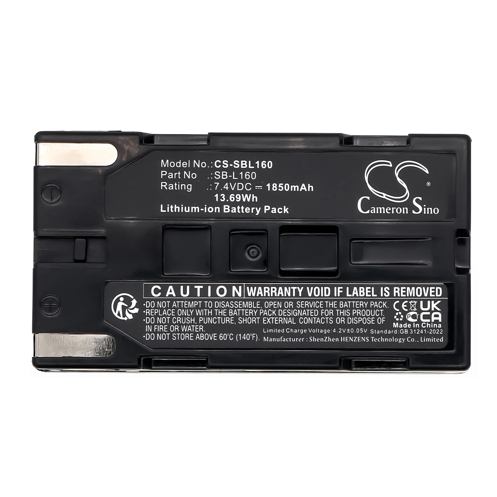 Li-ion Camera Battery for Leaf, 7.4V, 1850mAh, Compatible Models:  AFi-II 7, Aptus 22, Aptus 65