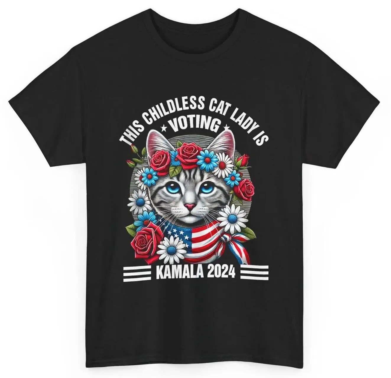 This Childless Cat Lady Is Voting Kamala 2024 Shirt, Kamala Harris Shirt