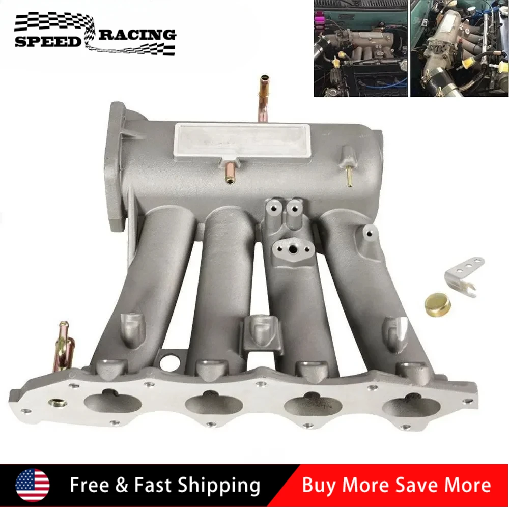 

70MM Power Air Intake Manifold For 1992-2001 Acura Integra Type R 1.8L 1999-2000 Honda Civic 1994-1997 Del Sol 1.6L IM-1004