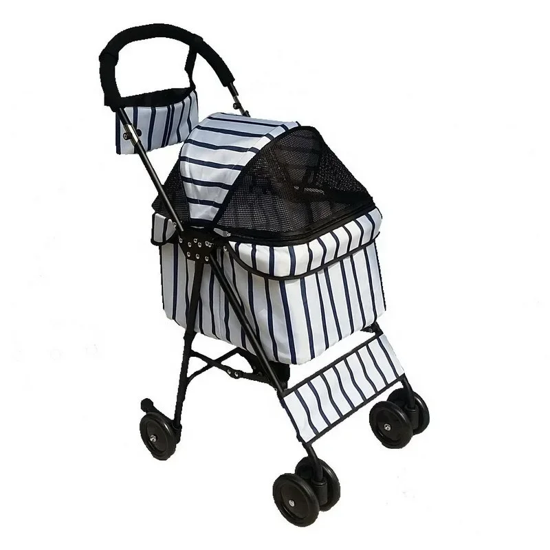 Heißer Verkauf Haustier-Reisetrage, faltbar, tragbar, für Hunde, 4-Räder, Haustier-Kinderwagen