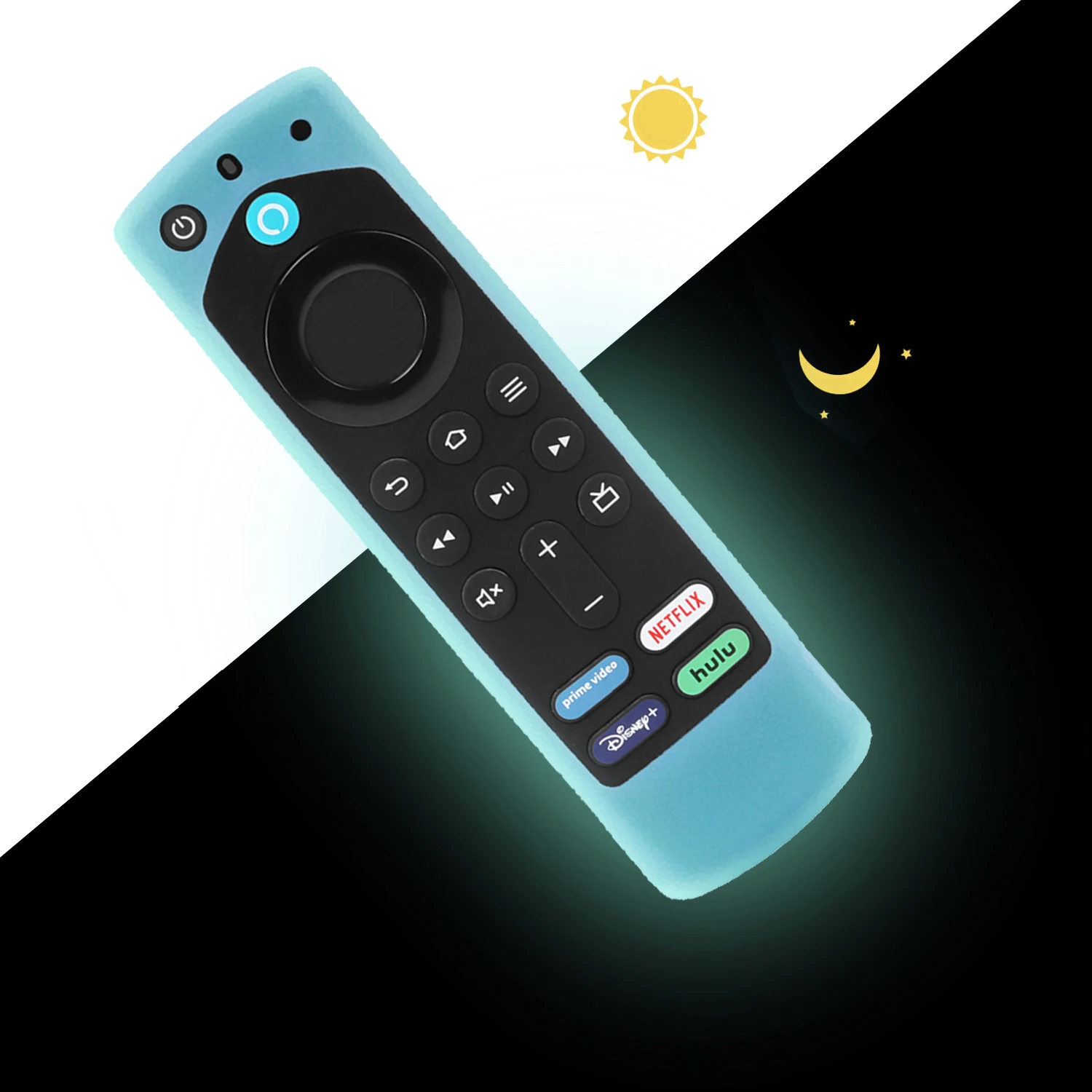 Protective Cover Fit for Amazon Alexa Fire TV 2021 Original Remote Control Stick Silicone Case Gen 3 Shockproof Anti-Slip Sleeve