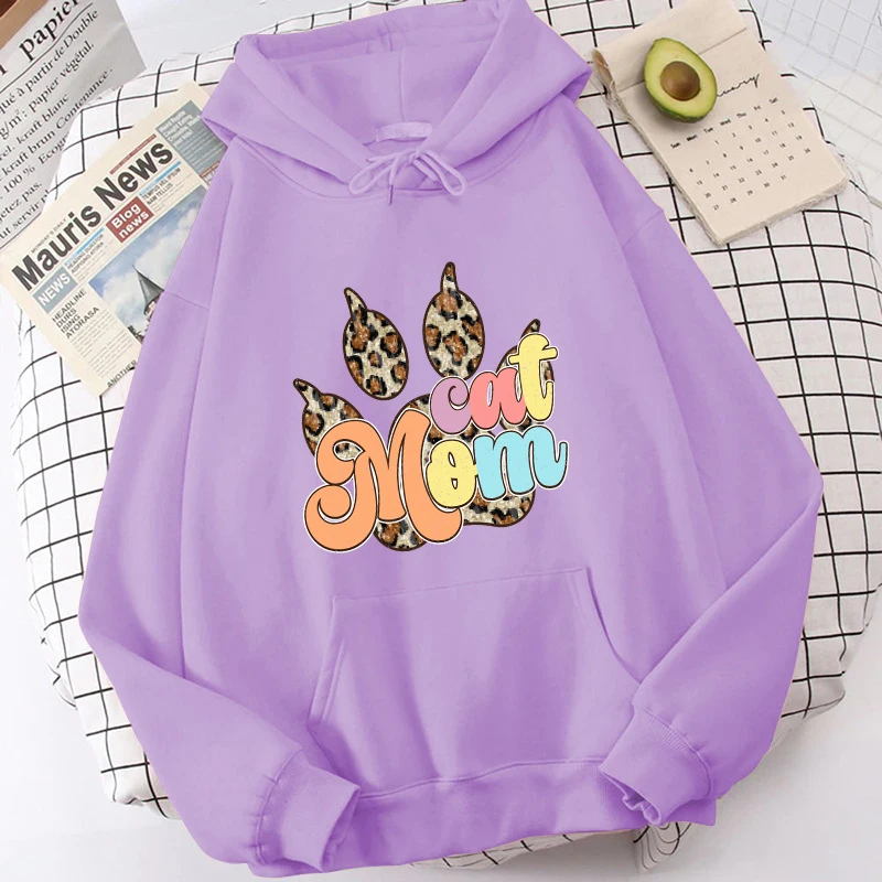 (Premium Hoodie)Fashion Hoodies Funny Cat Hoodie Harajuku Sweatshirts Women Long Sleeve Clothes