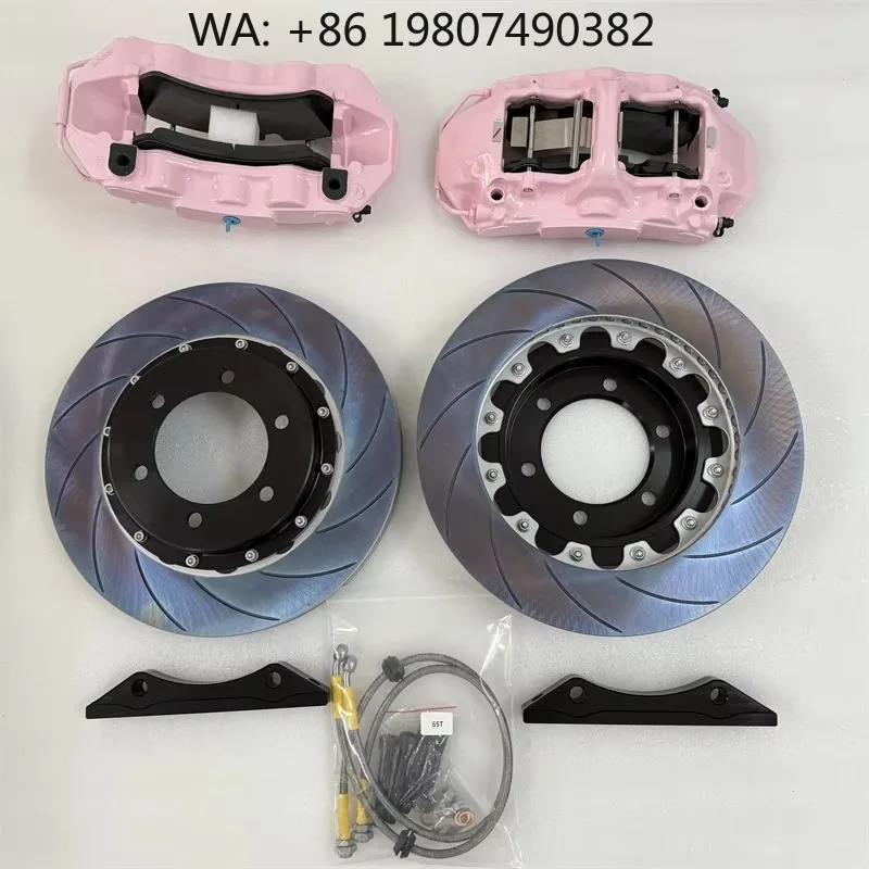 

GT6 6 Piston 380x34mm Drilled Disc Brake Kit High Performance Racing System For Modern Compact Sports Car Universal Refit Parts