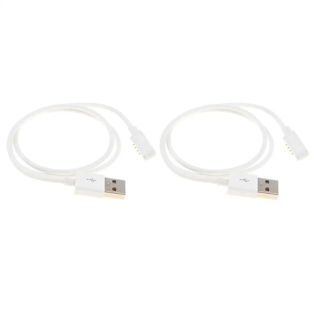 Magnetic Charger Cable Fast Charge Replacement Charging Cord for Smart Watch 4 Pin USB Portable Accessory