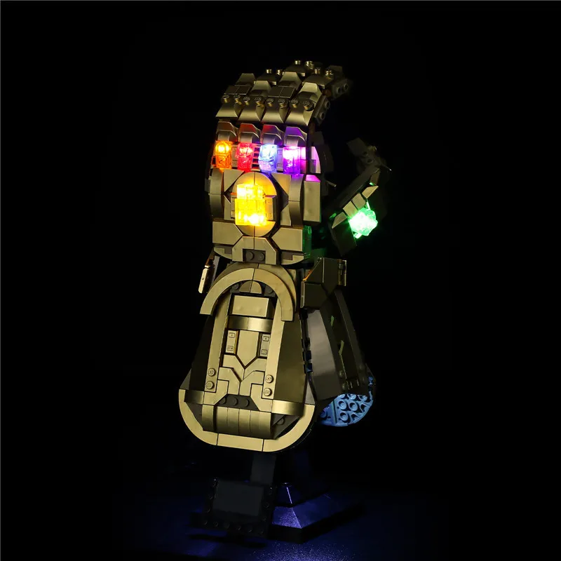 DIY LED Light Kit For LEGO 76191 Gloves(Only LED Light,Without Blocks Model)