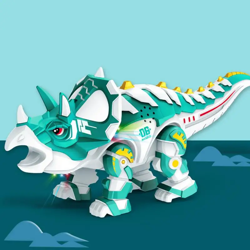 Electric Mechanical Dinosaur Model Toy Mechanical Walking Model Toys Electric Walking Mechanical Dinosaur Toy For Children Kids