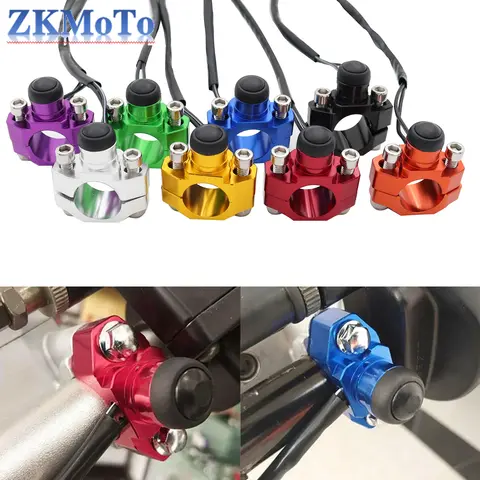 Motorcycle CNC Aluminum Start/stop ON/OFF Switch For KTM Honda Kawasaki Yamaha Suzuki ATV Scooter Dirt Bike Universal Accessory