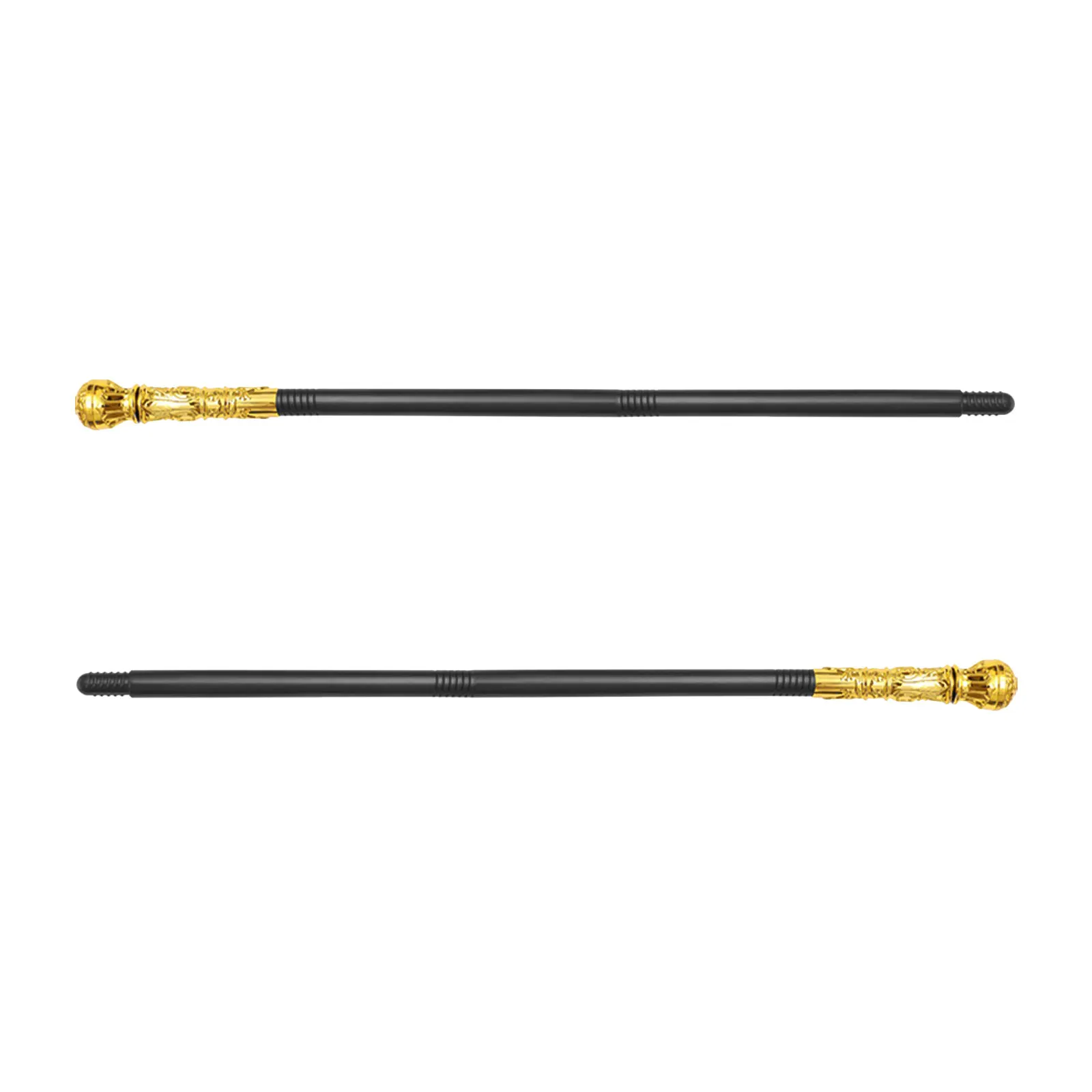 

Набор из 2 пластиковых скипетров для косплея короля, 3-секционная разборная трость для Хэллоуина, дня рождения, детских праздников, сценических выступлений