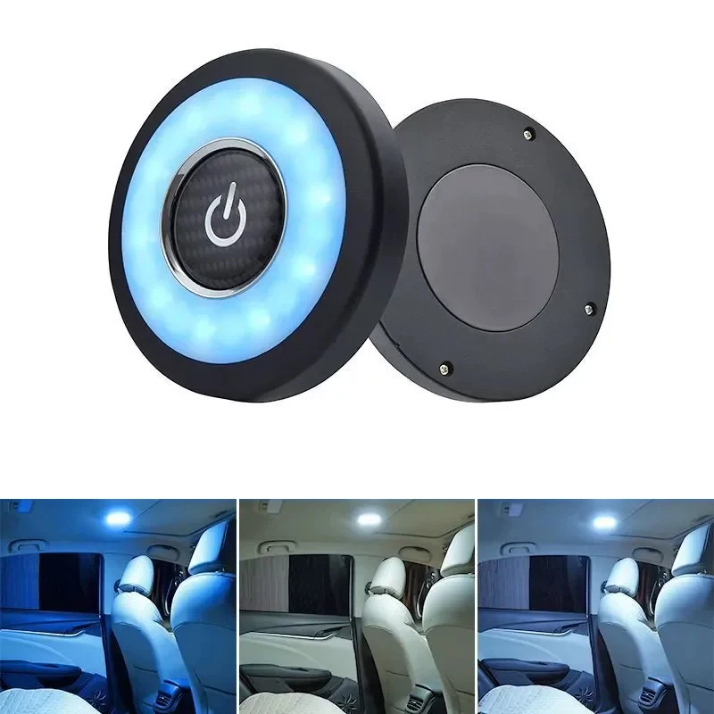 Car reading lights, LED interior ambient lights, car trunk lighting, charging free, wiring free, modified decorative products