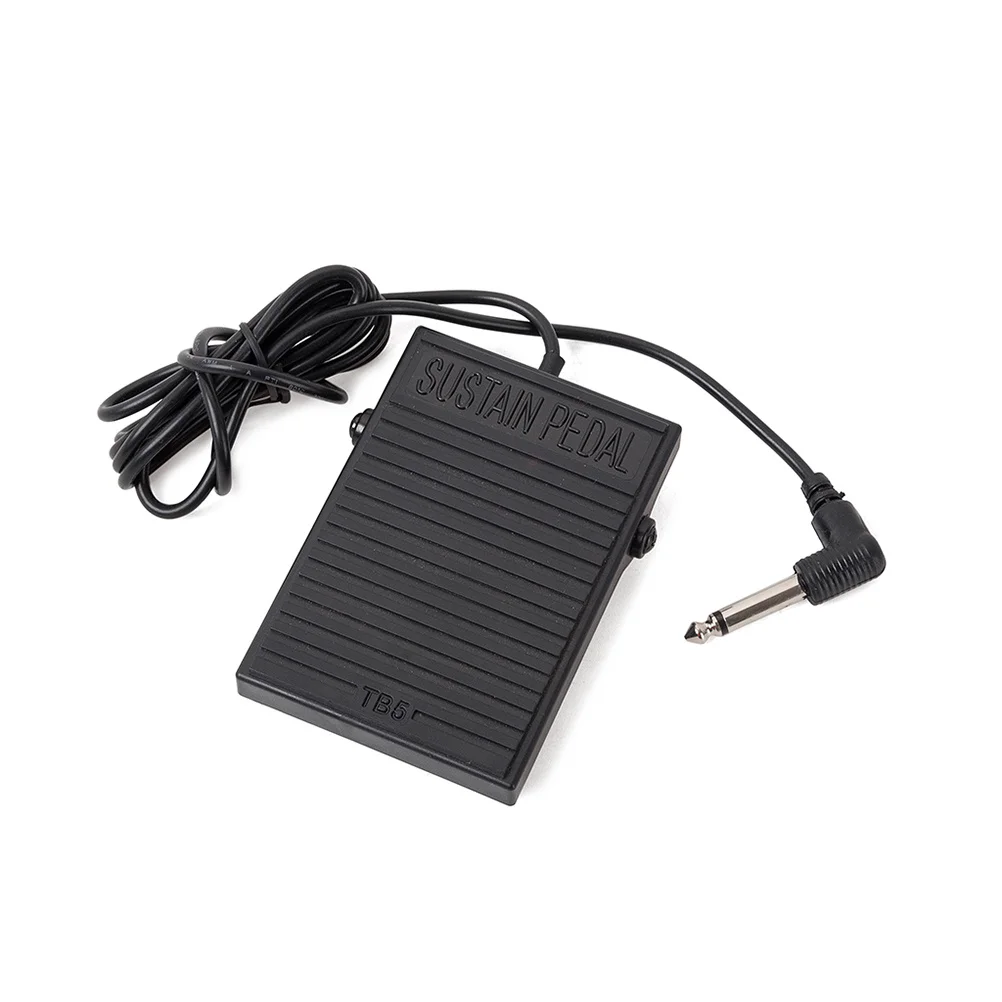 

Sturdy Universal Sustain Pedal Controller Black Foot Switch for Electronic Pianos Durable Moderate Travel Height Musical Tone