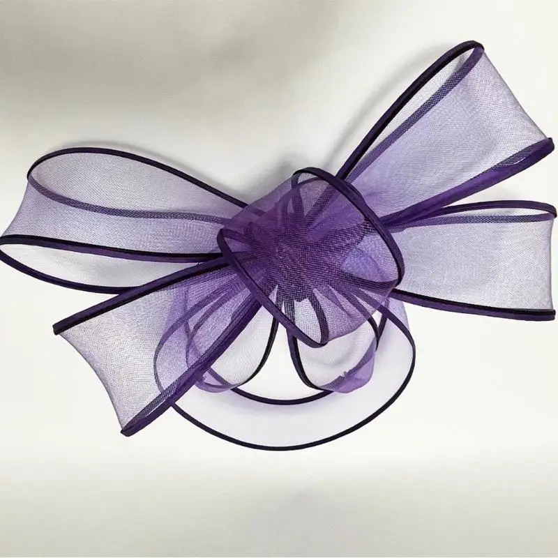 39BD Ribbon Flapper Barrettes Übergroßer Kopfschmuck 1920er Jahre Kunst Haarschmuck Haarspange – Detail 2