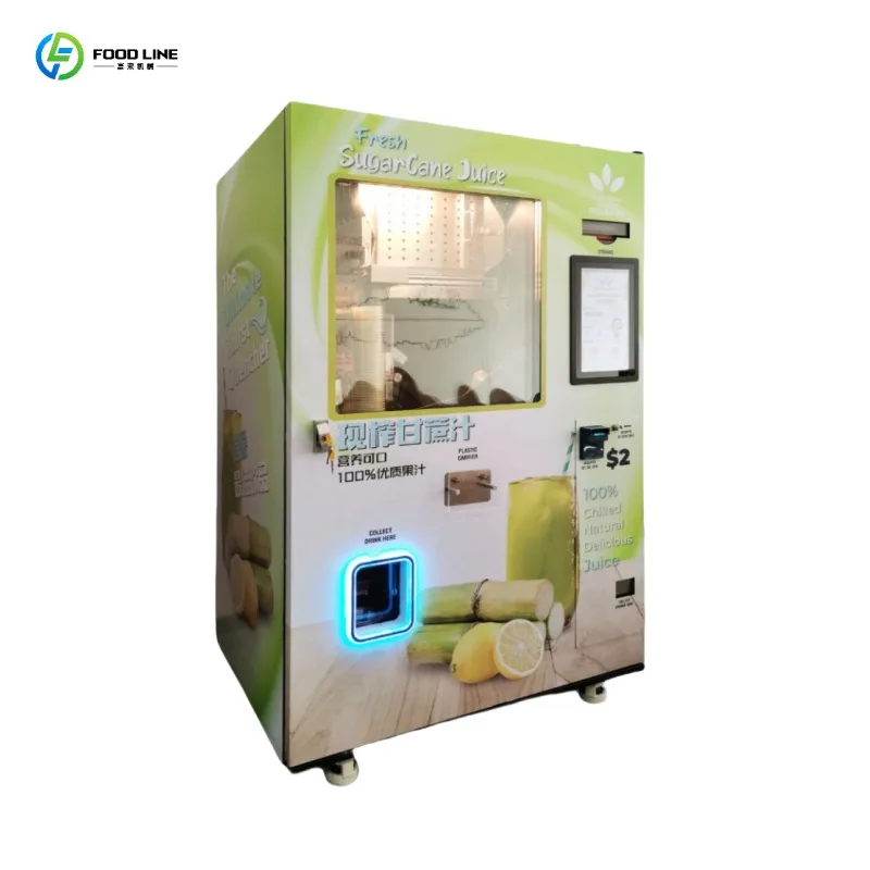 Fresh Orange Juice Vending Machine, Cup-Sealing Juicer with Leak-Proof Lid, Takeaway Service for Transit Hub