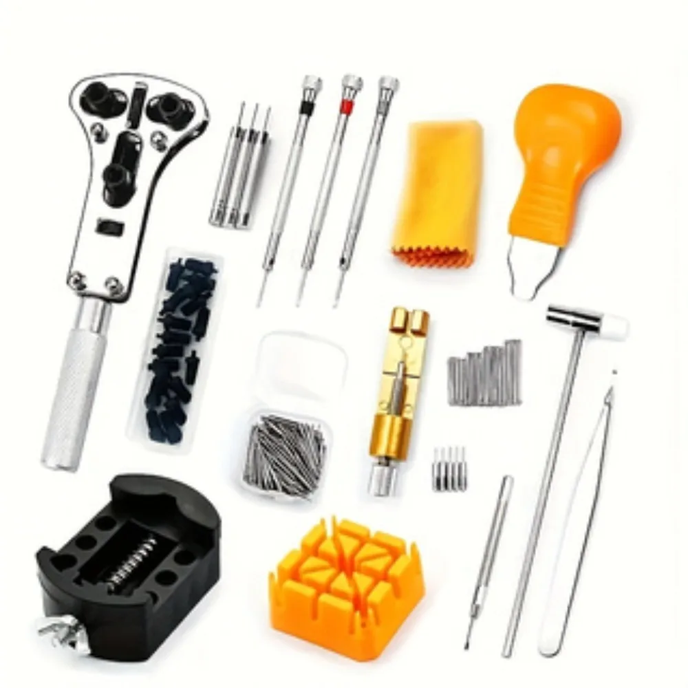 168pcs Watch Repair Kit - Case Disassembler Opening Rod Kit, Suitable For Watch Repair Enthusiasts image 6