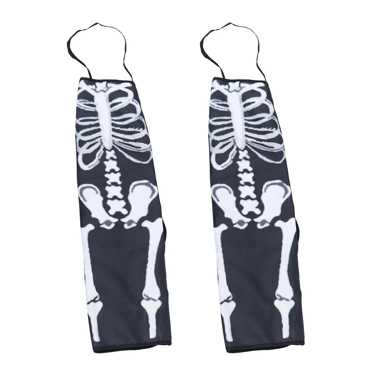 

2Pcs Halloween Printing Aprons Funny Adult Cooking Aprons for Party Bbq Gardening Oil-Proof Horror Apron