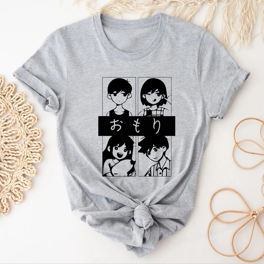 Omori tshirt women pattern top girl designer clothes