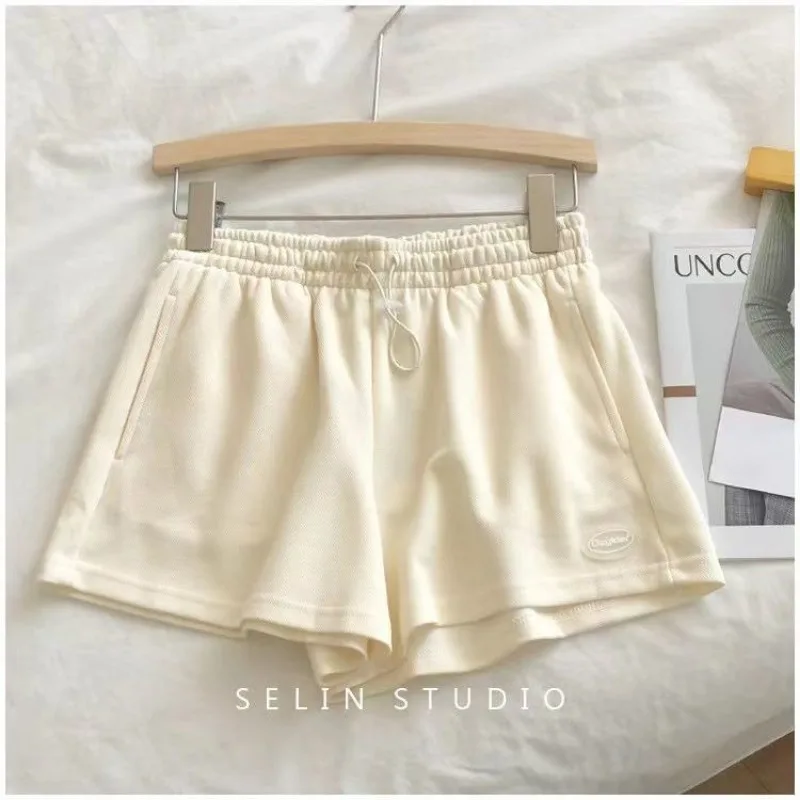 여름 얇은 반바지 여성용 루즈 캐주얼 반바지 한국 스타일 다용도 레깅스 3/4 바지 트렌디