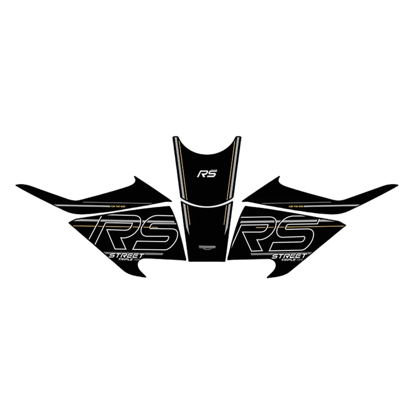 For TRIUMPH 765RS 2023 2026 Anti Slip Fuel Tank Sticker Wear-Resistant And Anti Slip Protection Sticker Modified Accessories